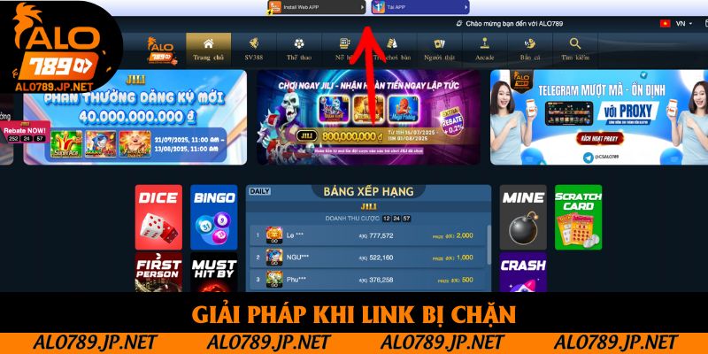 TRANG CHỦ 62 Giải pháp khi link bị chặn