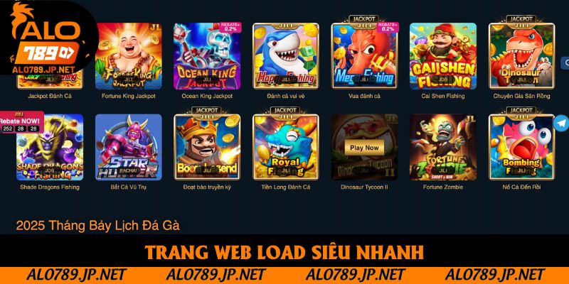 TRANG CHỦ 56 Trang web load siêu nhanh