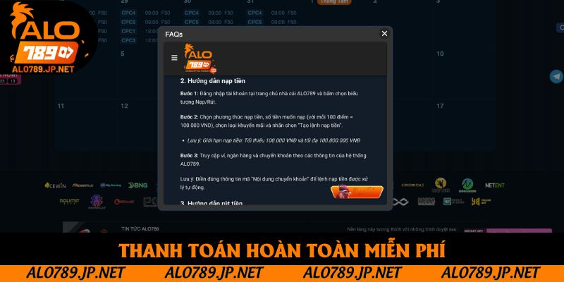 TRANG CHỦ 63 Thanh toán hoàn toàn miễn phí